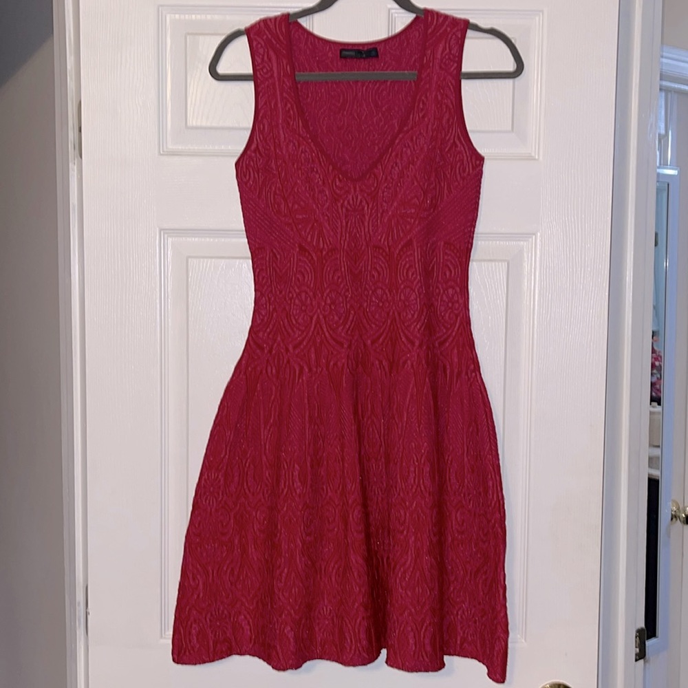 RVN | Metallic Bodycon Fit and Flare Dress | Size Small
